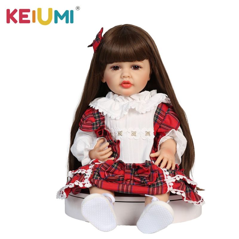 TIOZONEY - Muñeca bebe reborn vinilo de silicona juguetes para 55cm