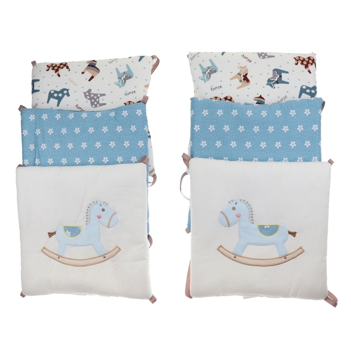 TIOZONEY - Toddler Bed Protector de cuna Caballo