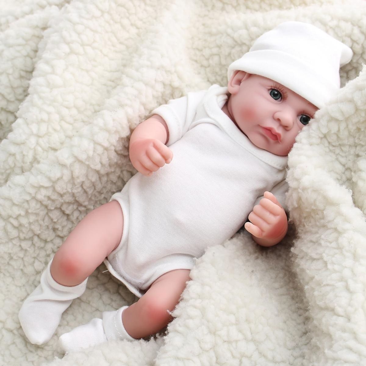 TIOZONEY - Muñeca bebe reborn vinilo de silicona juguetes