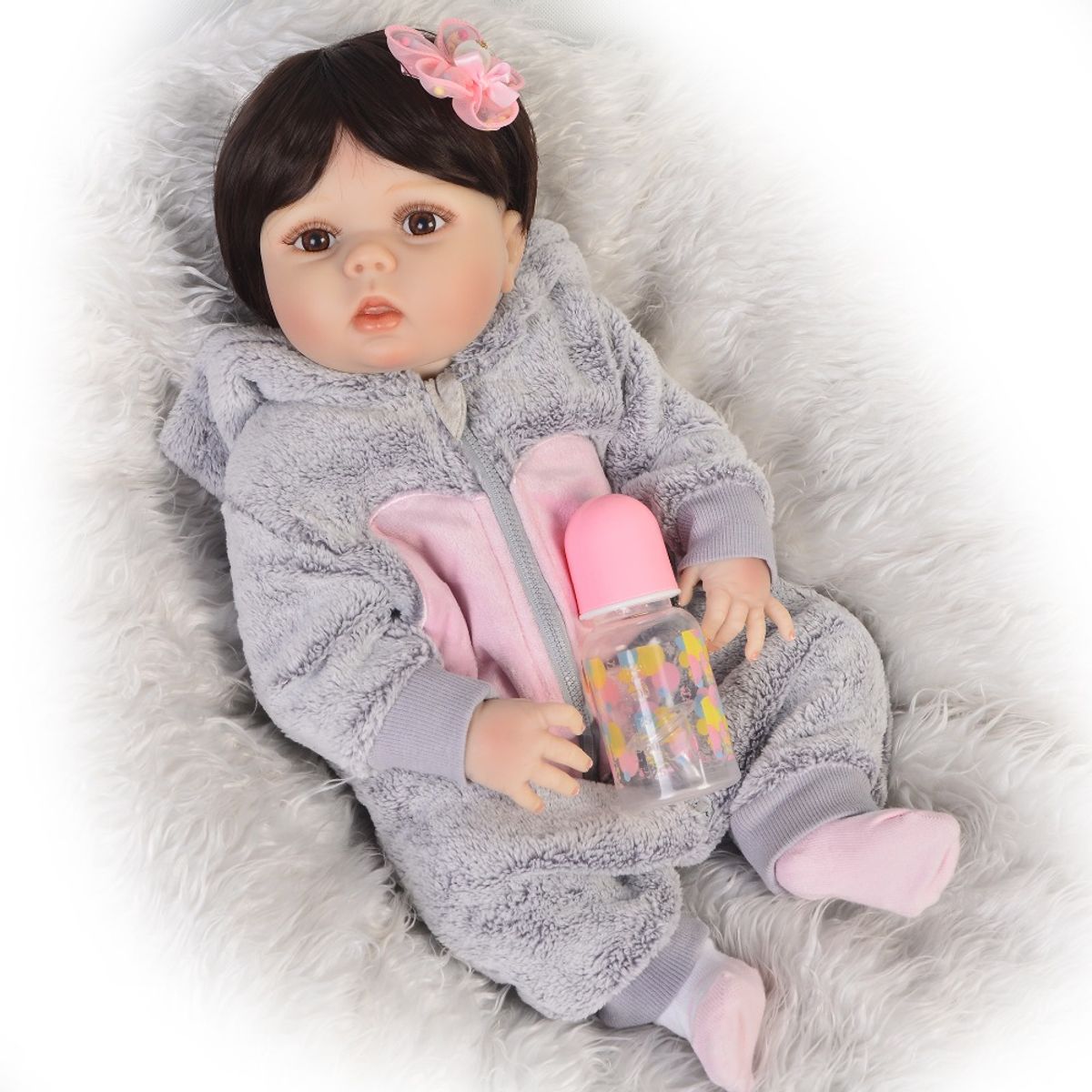 TIOZONEY - Muñeca bebe reborn vinilo de silicona juguetes