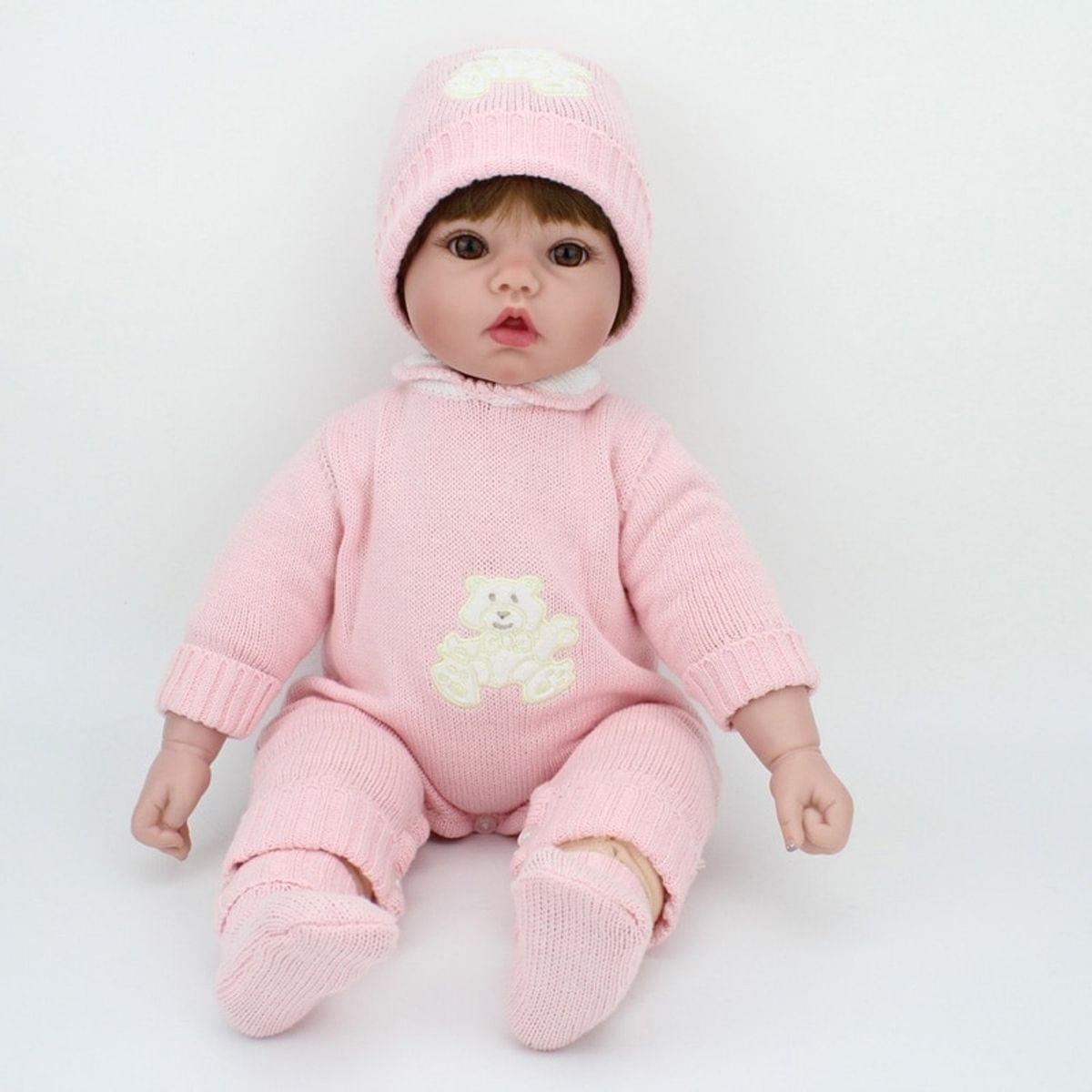 TIOZONEY - Muñeca bebe reborn vinilo de silicona juguetes