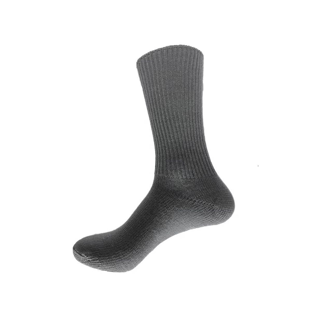 SILVERA NANOTECH - Medias escolares niño niña de algodón peruano premium - Gris