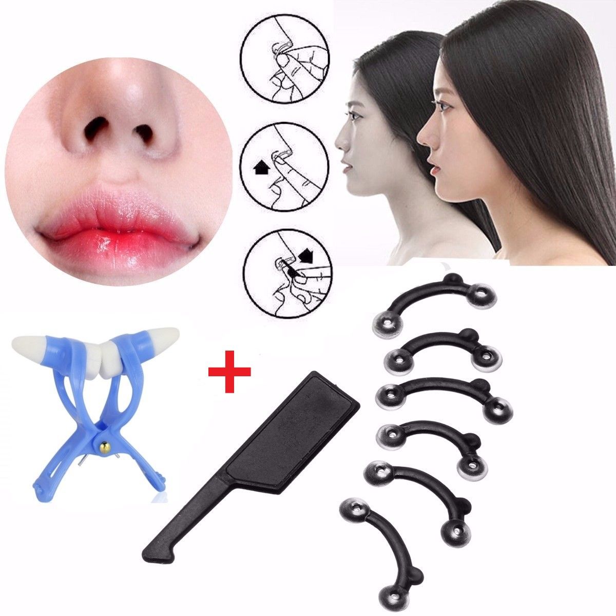 GENERICO - Corrector Nasal Corrector Nasal Clip Nose Up Respingador nasal