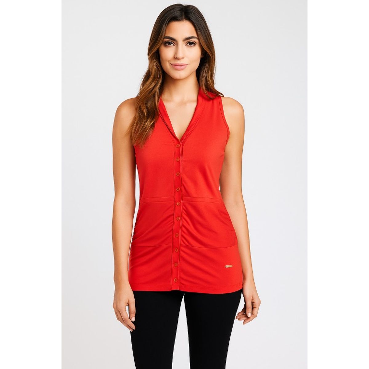 AMA OUTFITTERS - Chalecos Sleeves algodon mujer