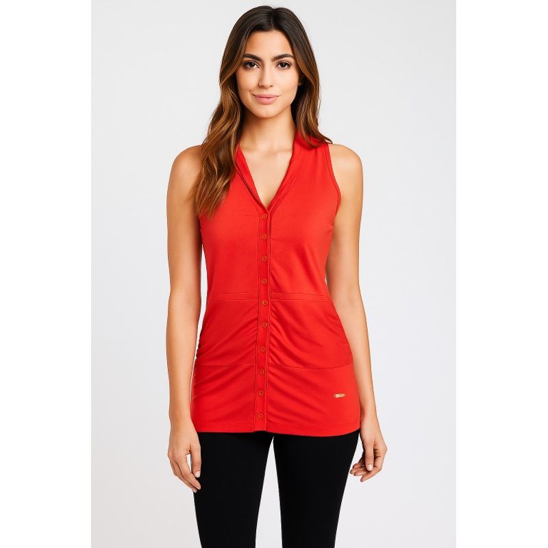 AMA OUTFITTERS - Chalecos Sleeves algodon mujer