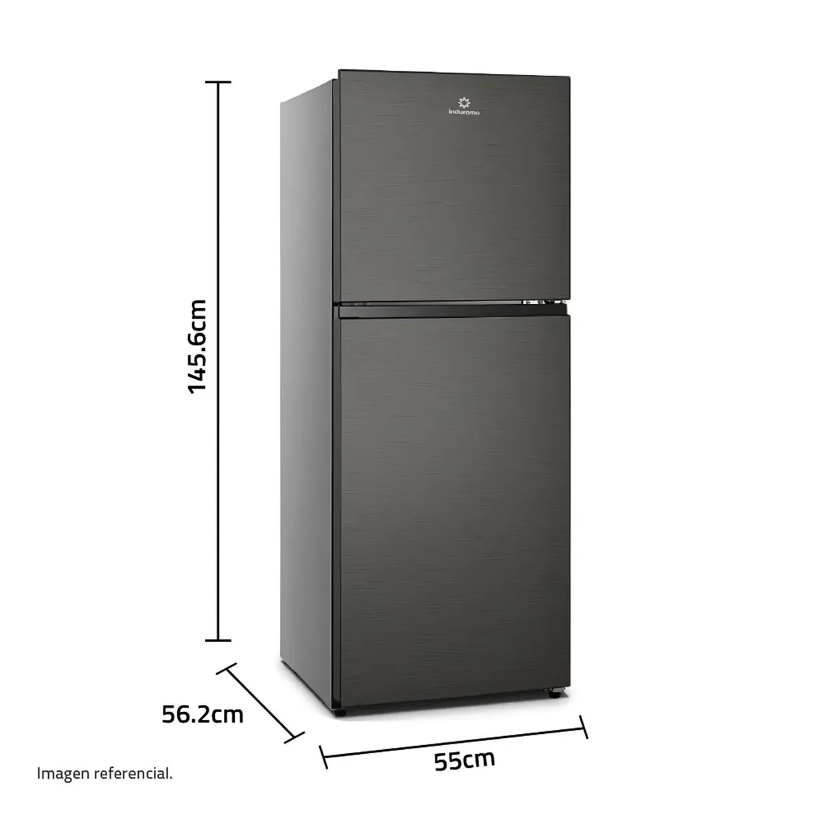 INDURAMA - REFRIGERADORA INDURAMA - RI-359I TOP FREEZER 203L CROMA