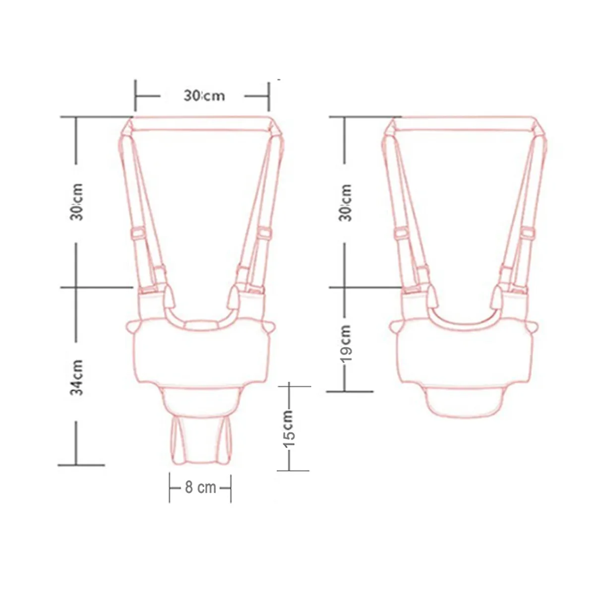 GENERICO - Arnes caminador 2 en 1 Animalito Osito para bebe