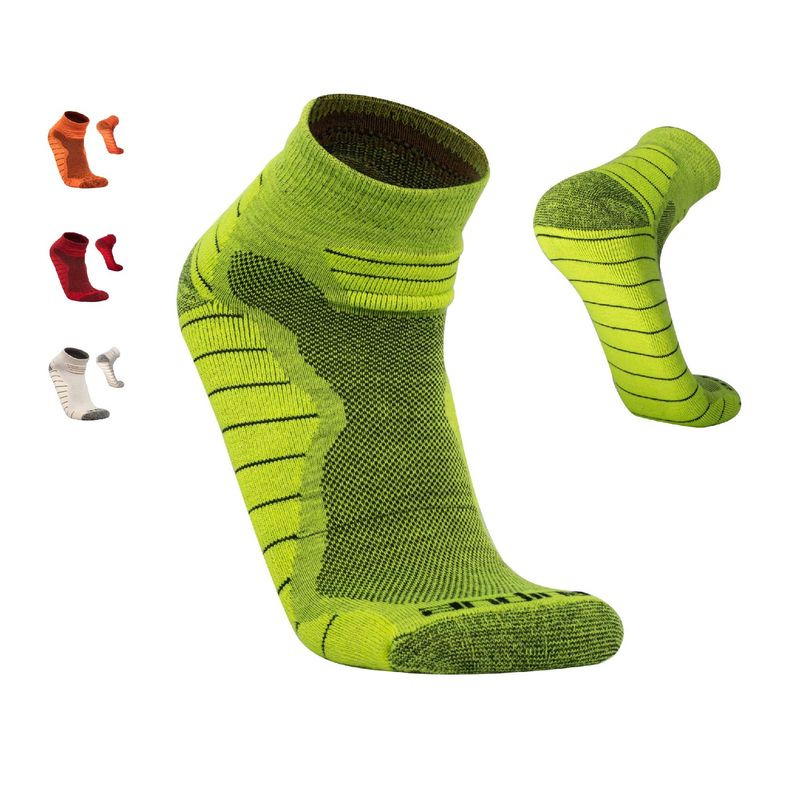 SILVERA NANOTECH - Medias running ciclismo trekking senderismo hombre mujer merino alpaca