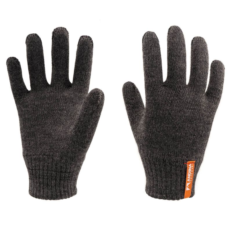 SILVERA NANOTECH - Guantes térmicos de alpaca lana merino sin costuras trekking running