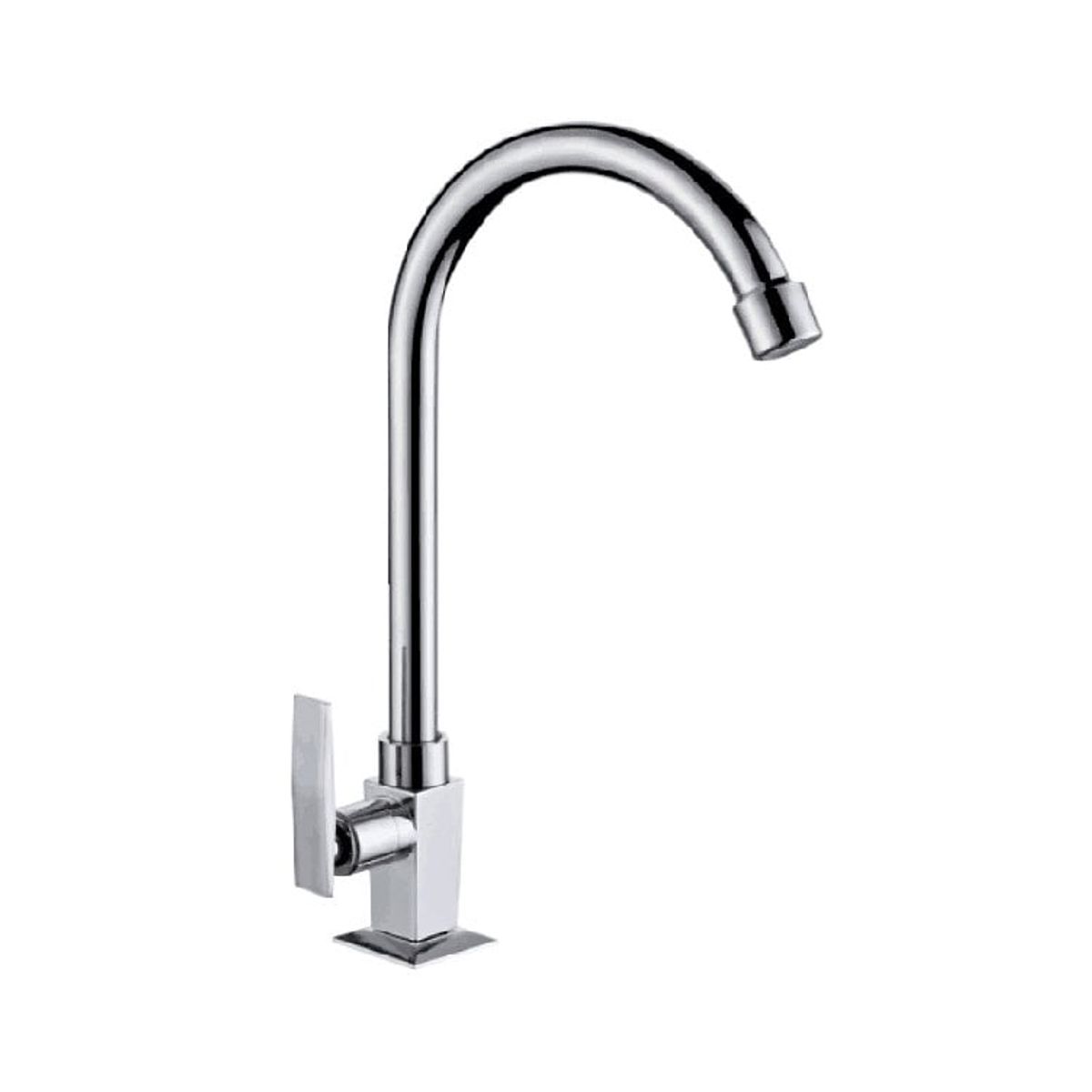 GENERICO - Llave Ganso Para Cocina en Bronce Cromado