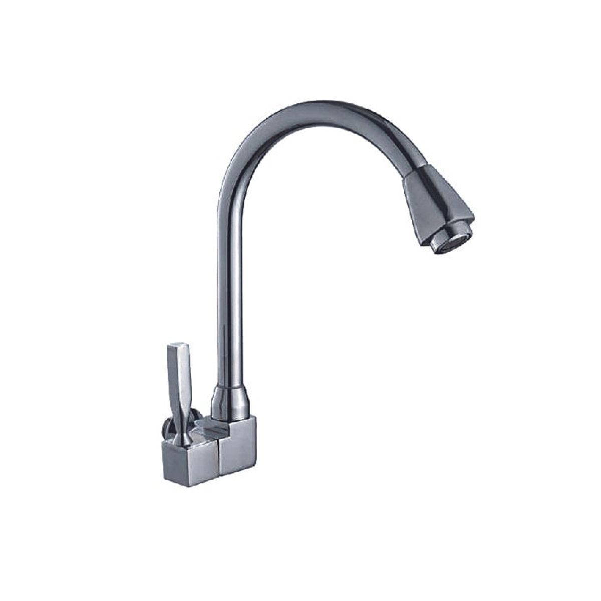 GENERICO - Llave Ganso Para Cocina en Bronce Cromado