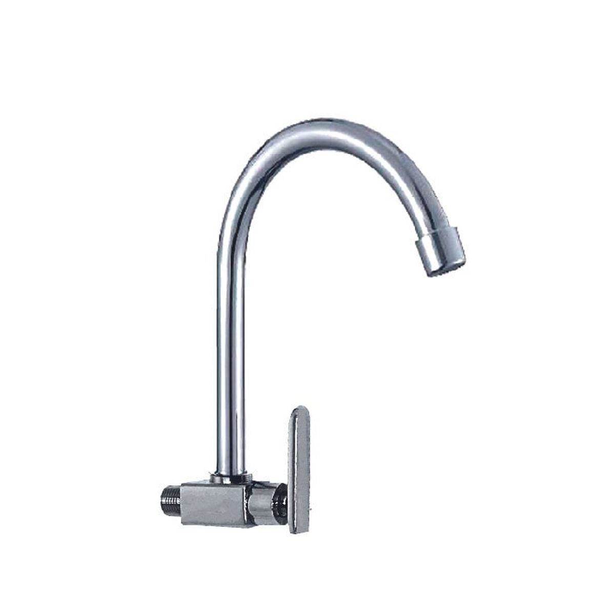 GENERICO - Llave Ganso Para Cocina en Bronce Cromado