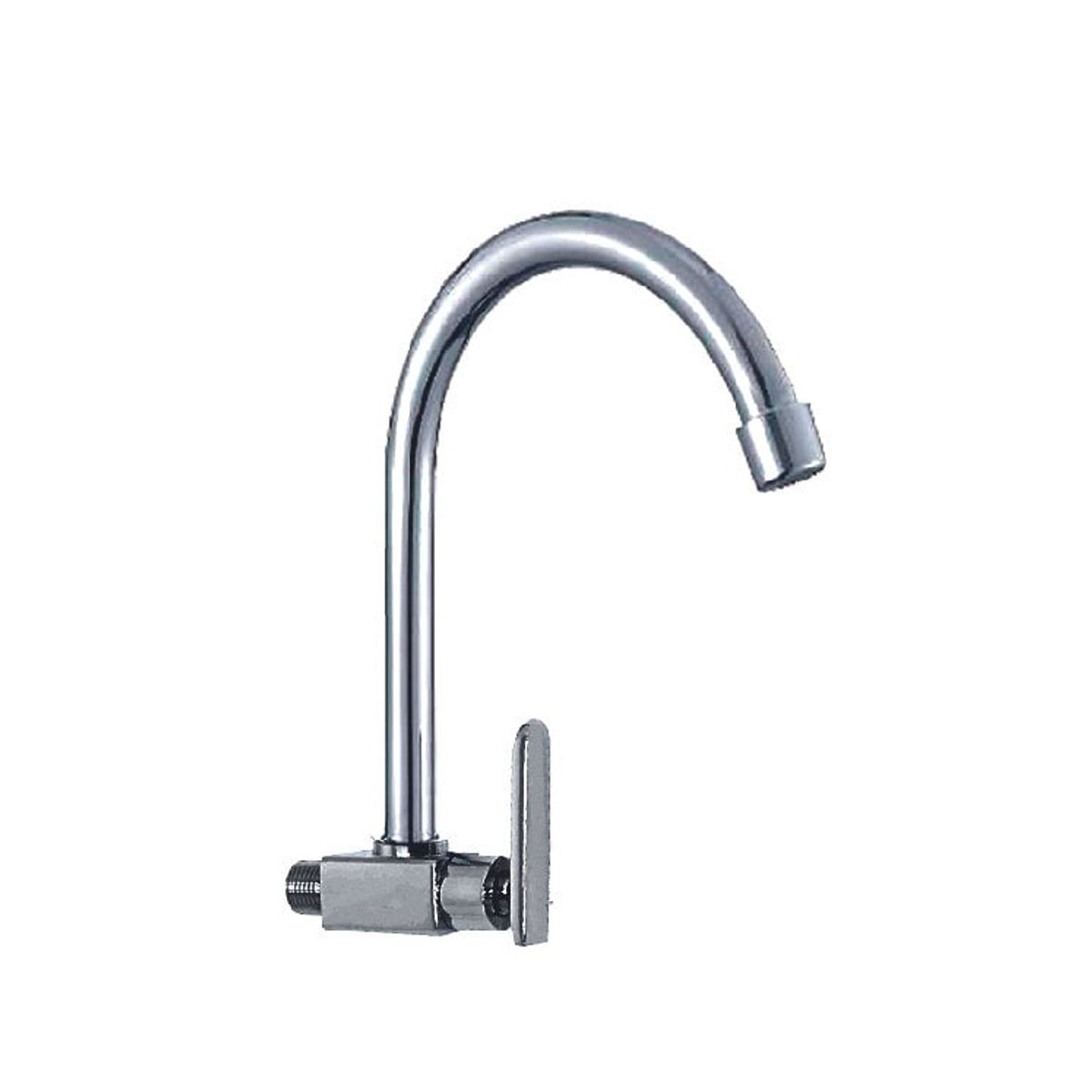 GENERICO - Llave Ganso Para Cocina en Bronce Cromado