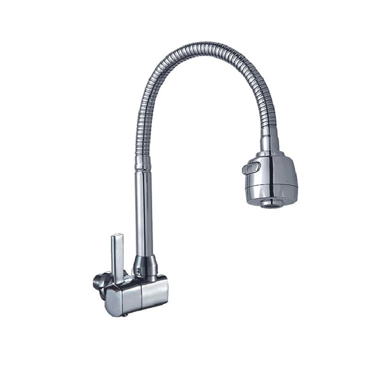 GENERICO - Llave Ganso Para Cocina en Bronce Cromado