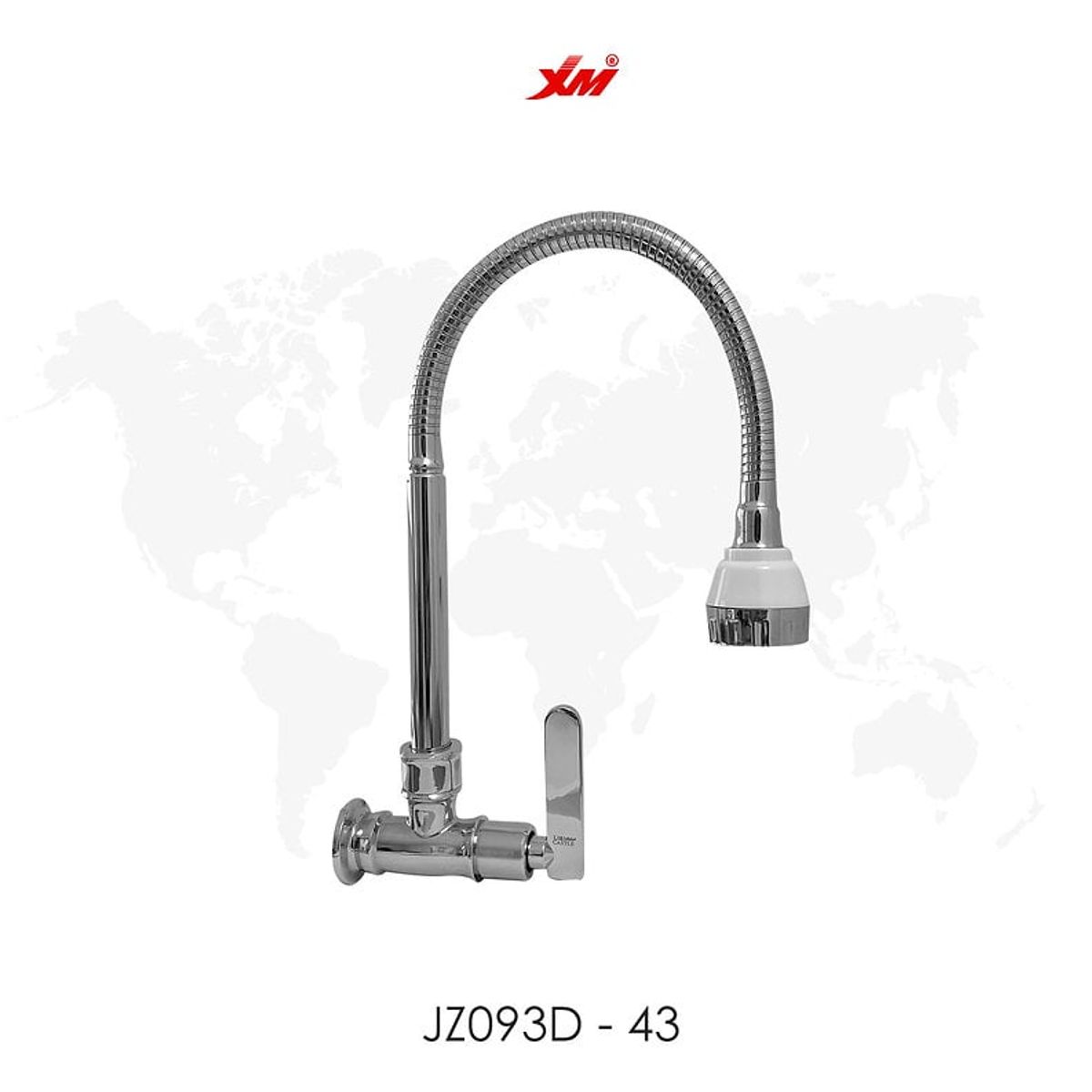 GENERICO - Llave Ganso Para Cocina en Bronce Cromado