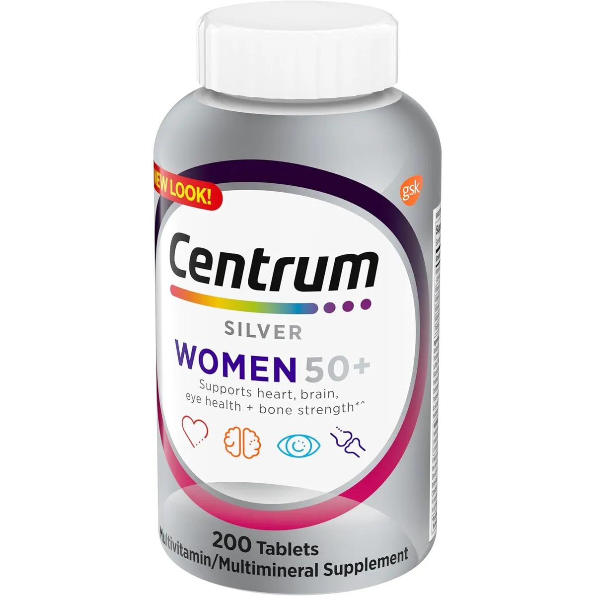 CENTRUM - Centrum Silver Mujer 50+Fórmula Avanzada vitaminas y minerales-200