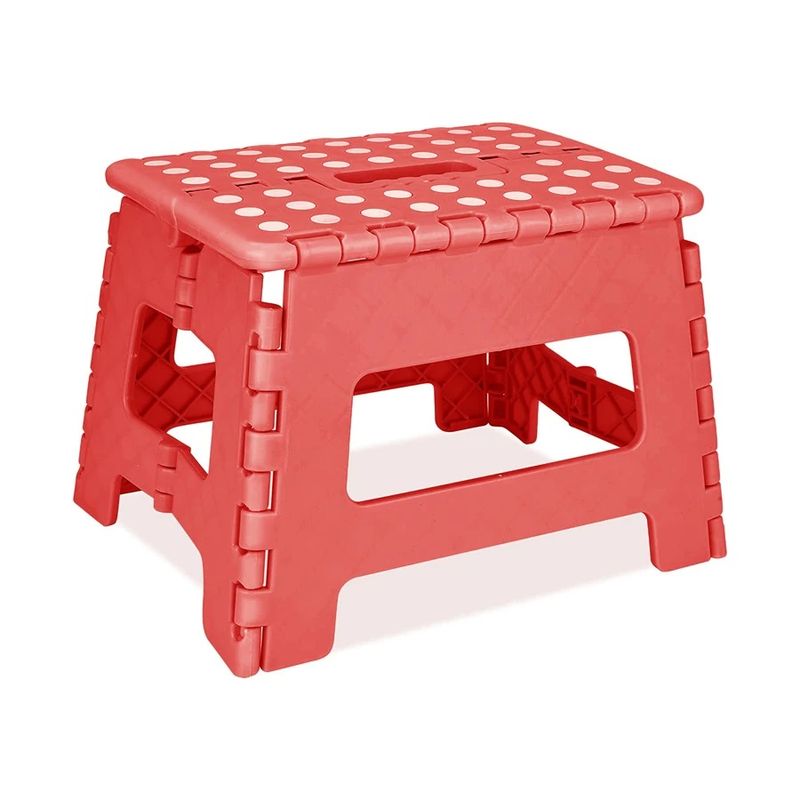 GENERICO - Mini silla banquito plegable ROJO