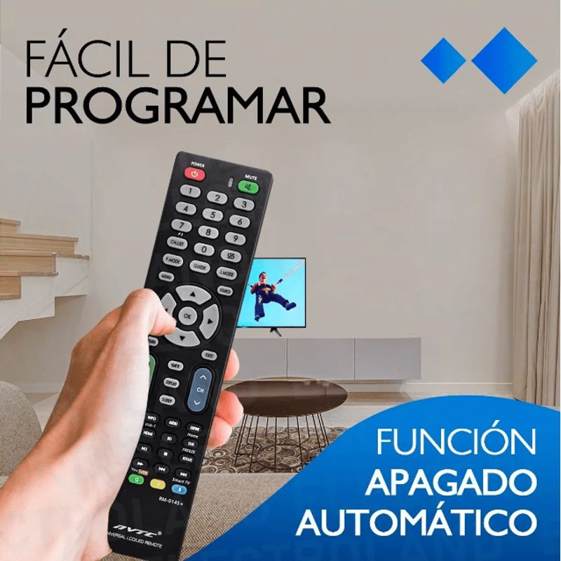 GENERICO - CONTROL REMOTO UNIVERSAL TV - SMART TV.