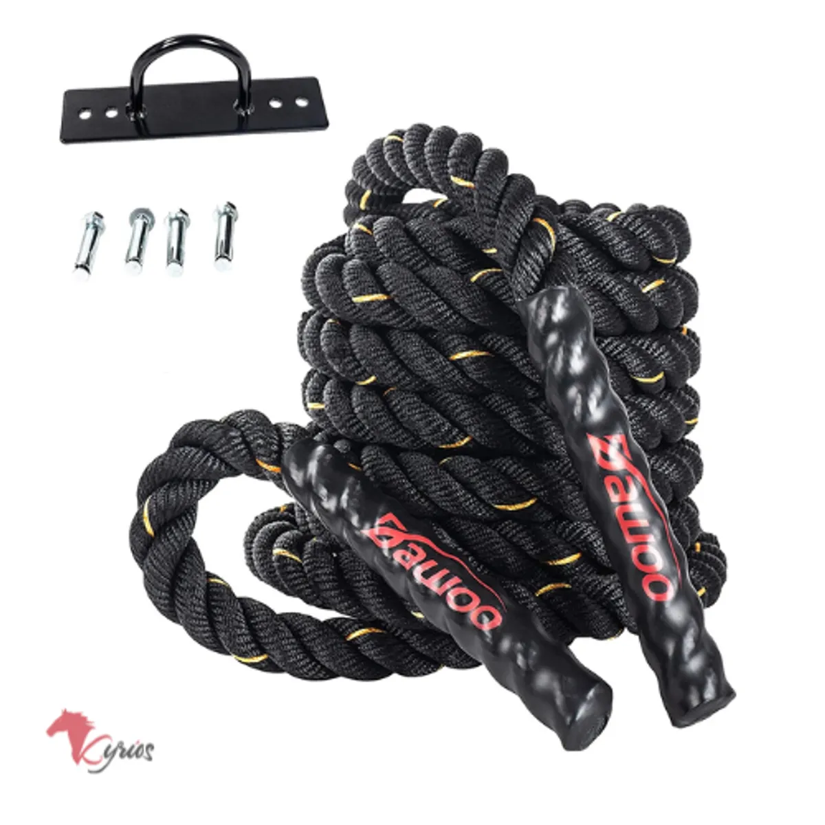 GENERICO - SOGA CROSSFIT 9MT Con Soporte