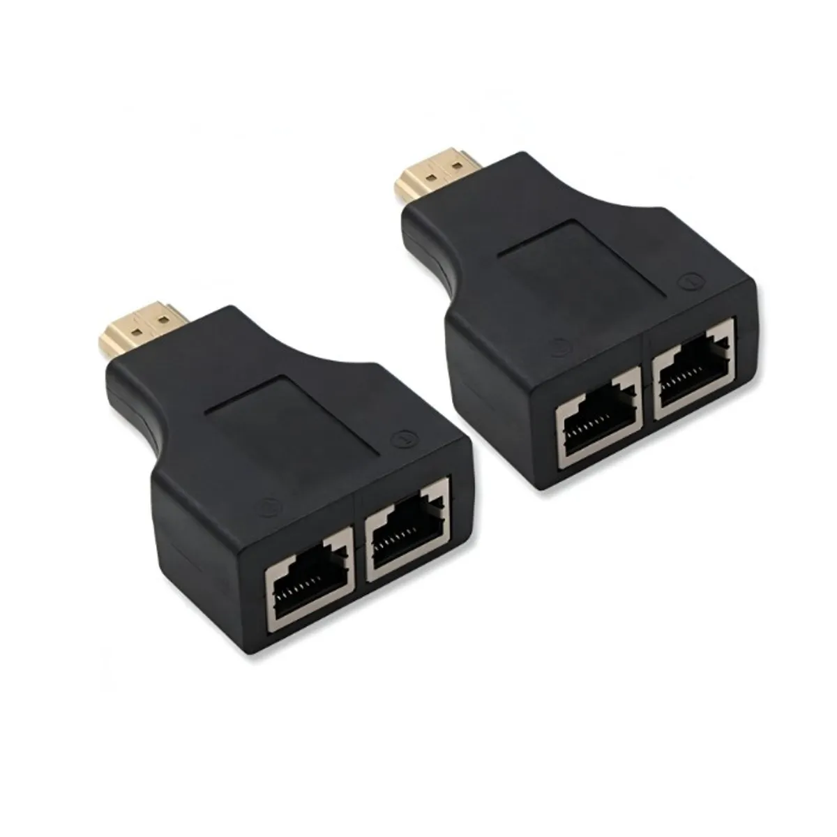 SEISA - Extensor de señal repetidor Hdmi hasta 30 m mediante cable de red Rj45