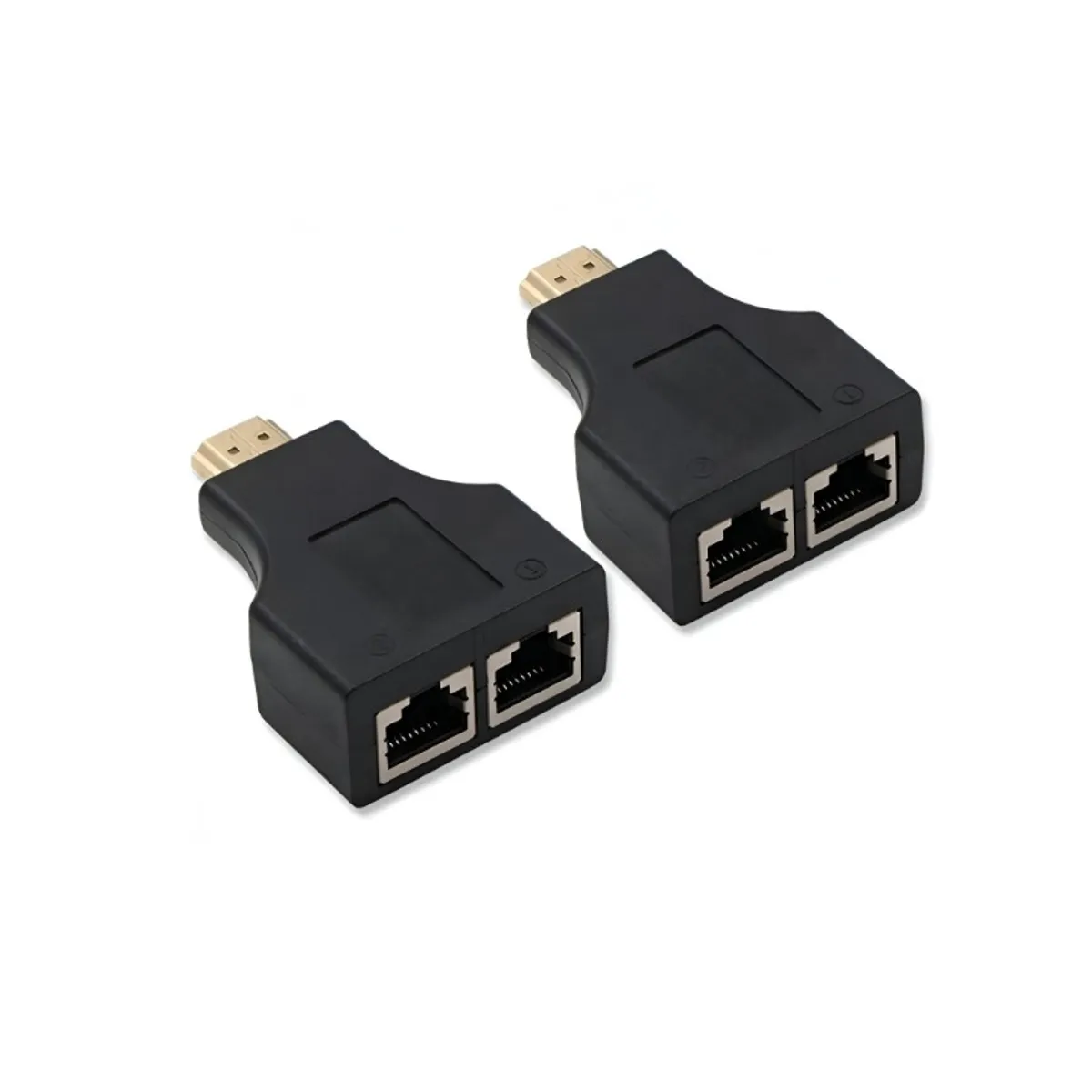 SEISA - Extensor de señal repetidor Hdmi hasta 30 m mediante cable de red Rj45