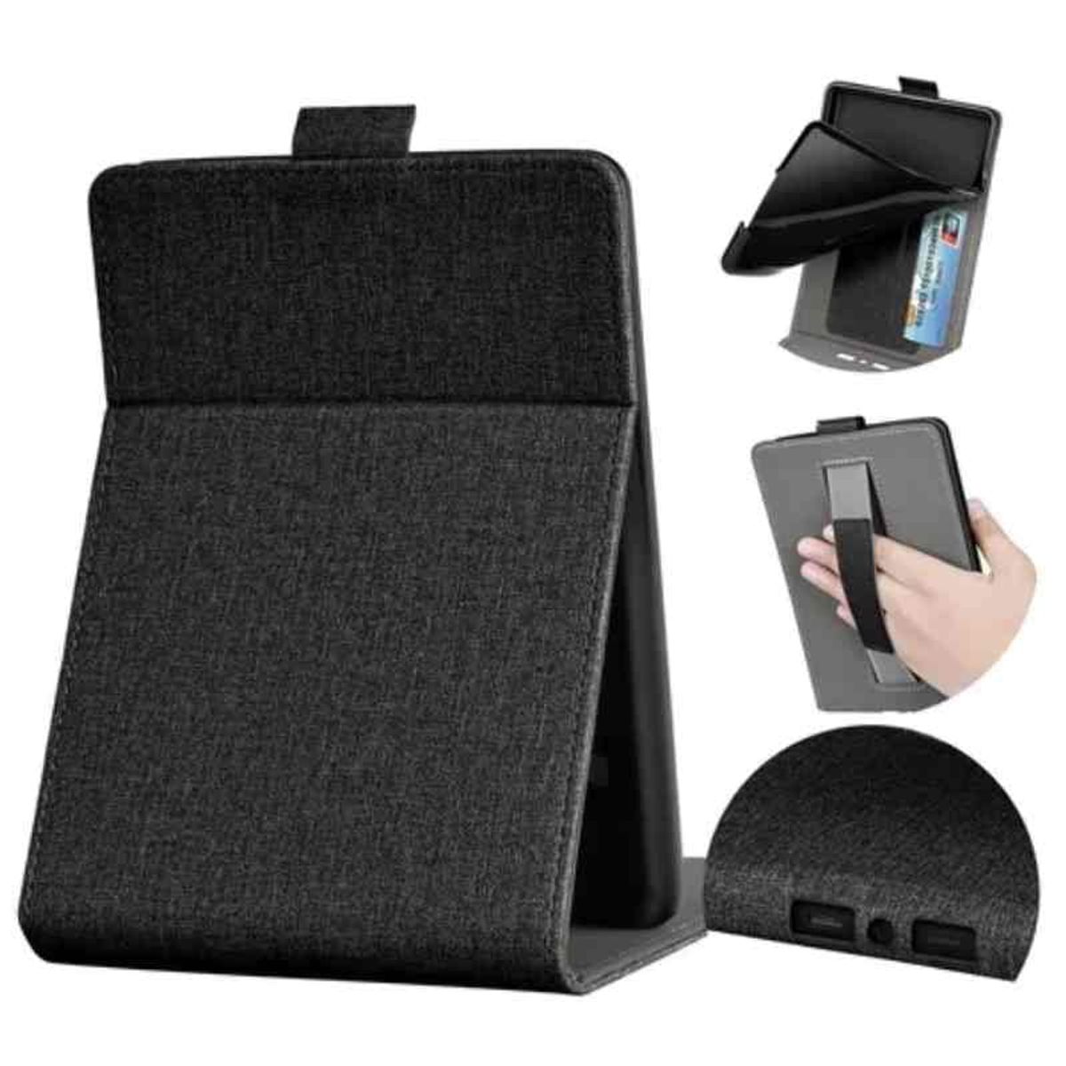 GENERICO - Funda case con apoyo para Kindle Paperwhite 10gen PQ94WIF negro