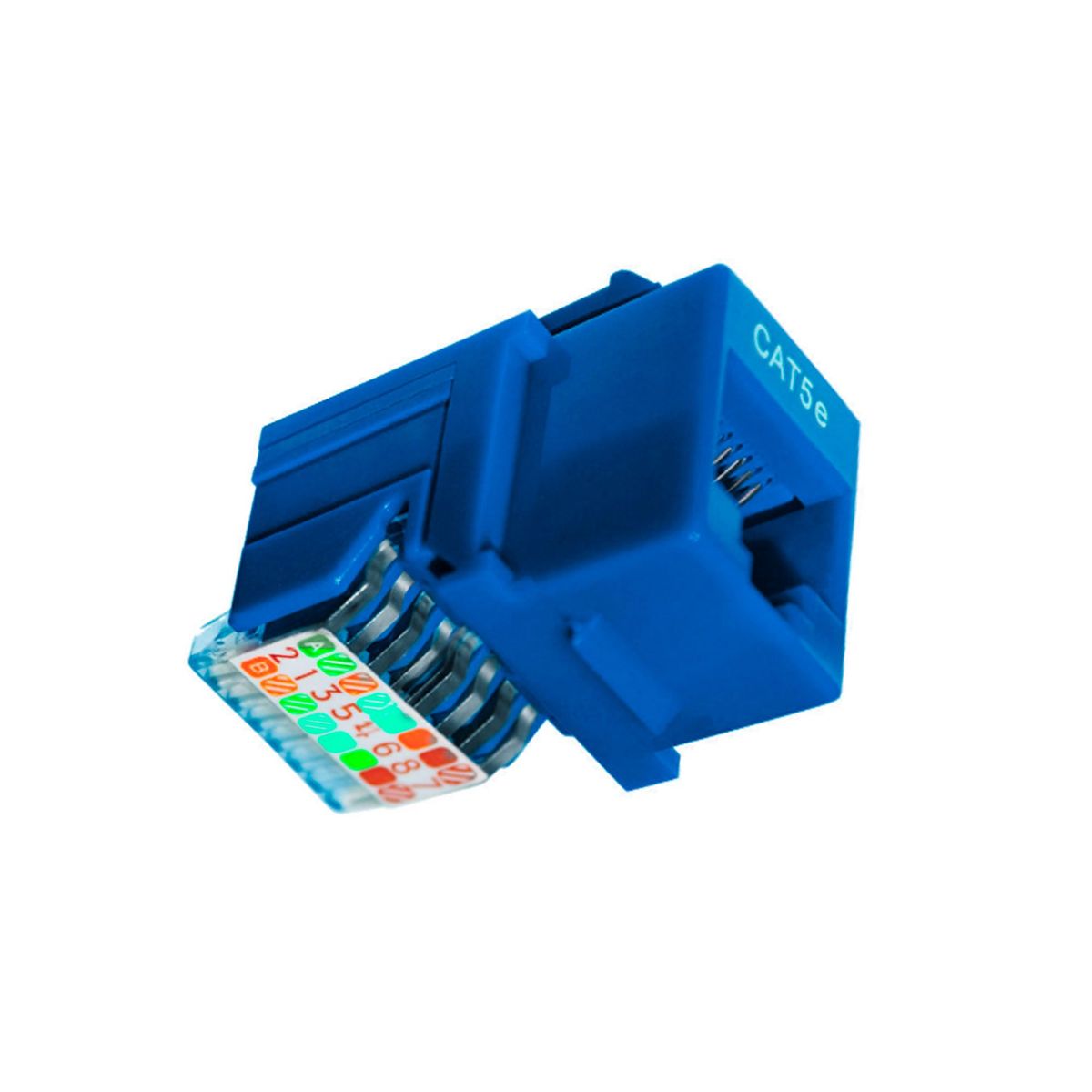 DIXON - JACK RJ-45 DIXON CAT5E PRESION(90°), COLOR AZUL P/N: KJ7-CE-US/BLN