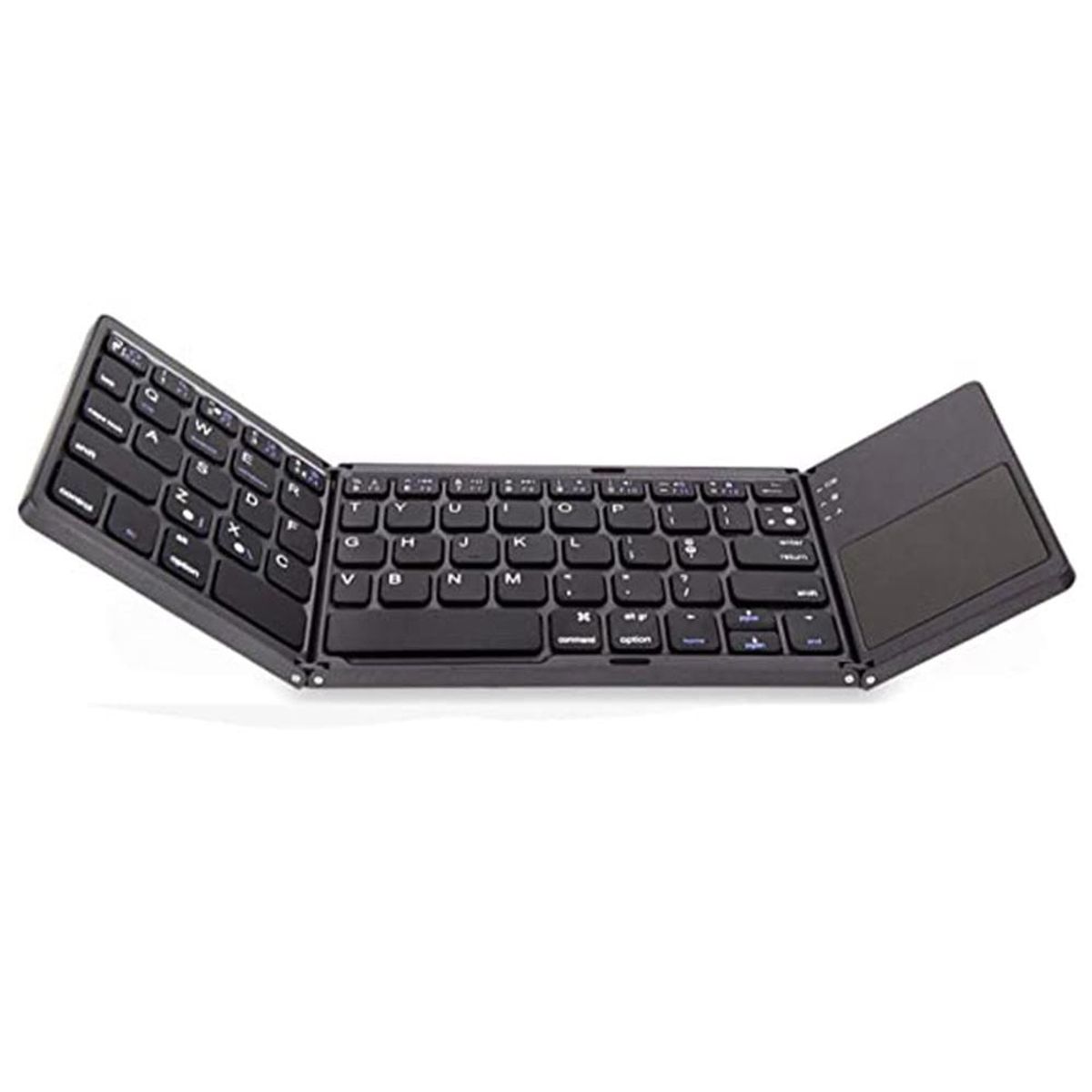 GENERICO - Mini Teclado Inalambrico Bluetooth plegable con touch pad delgado ios