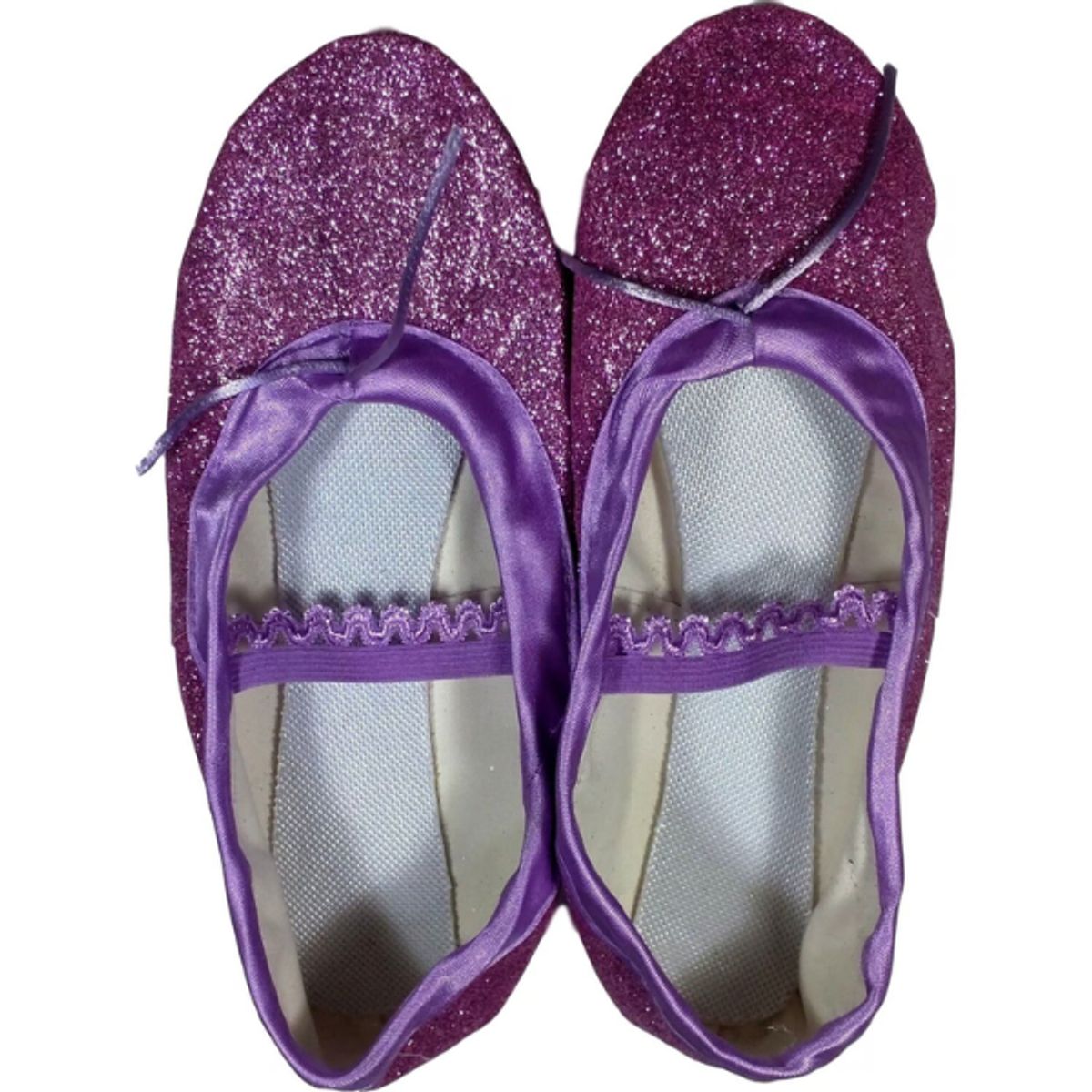 GENERICO - zapato para baile de cuerina Fuscia escarchado  - LALALA