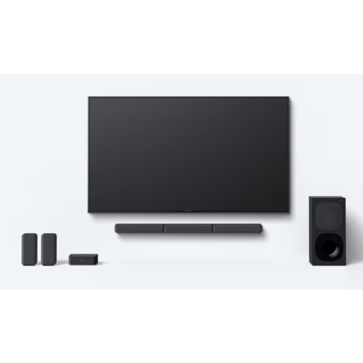 SONY - Sistema de Teatro en Casa de 5.1 canales con parlantes posteriores - HT-S40R