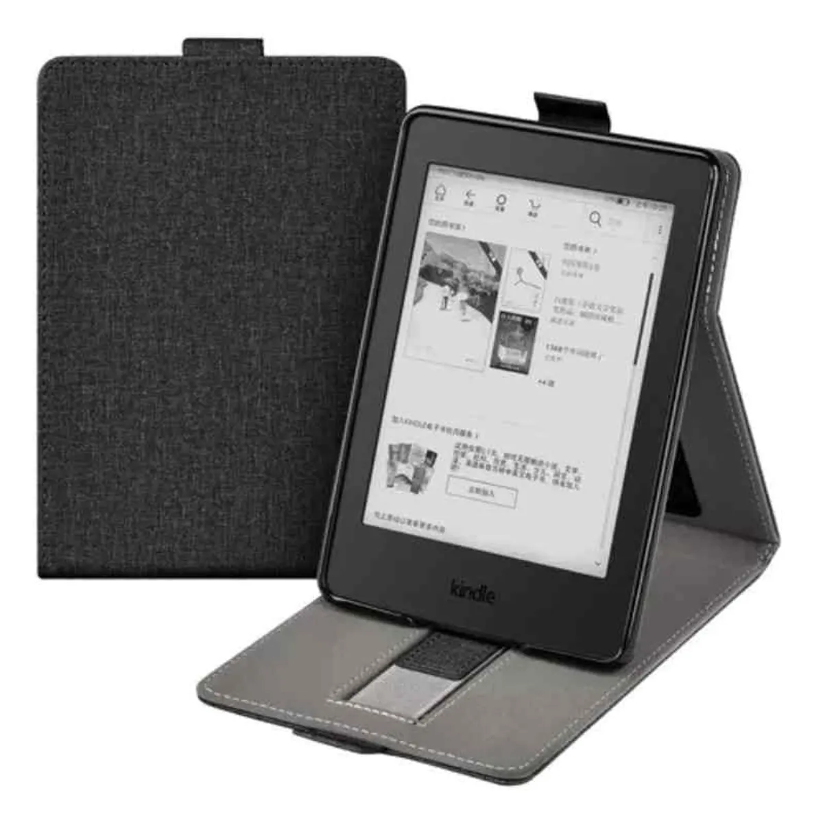 GENERICO - Funda case apoyo para Amazon Kindle 11 gen año 2022 2024 NEGRO