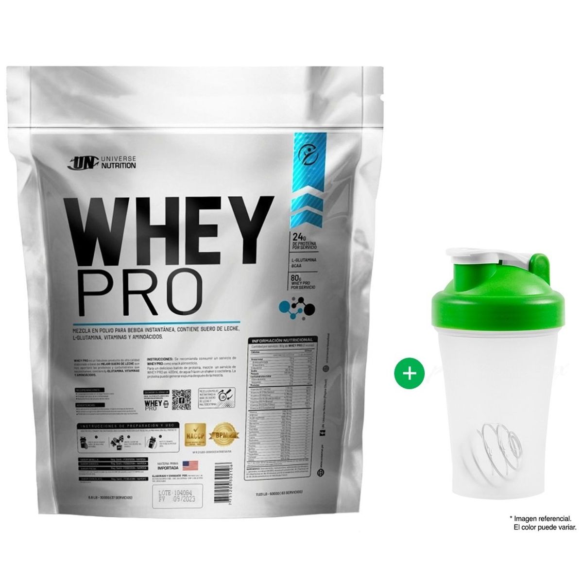 UNIVERSE NUTRITION - WHEY PRO 5 KG PROTEÍNA UN COOKIES + SHAKER