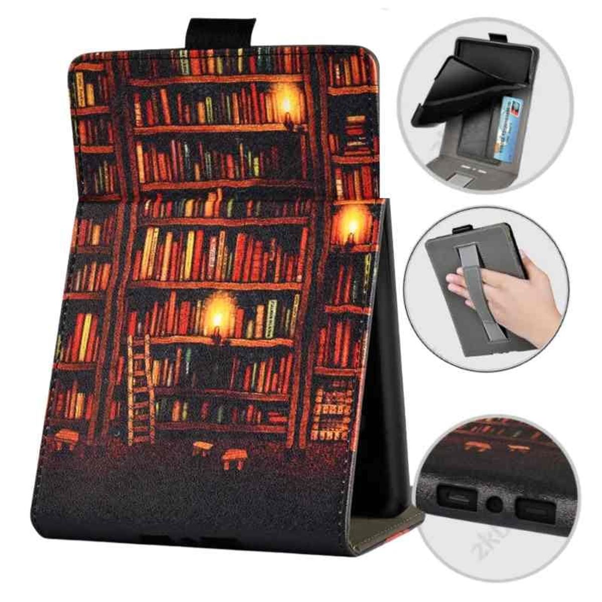 GENERICO - Funda case apoyo para Amazon Kindle 11 gen año 2022 2024 LIBROS