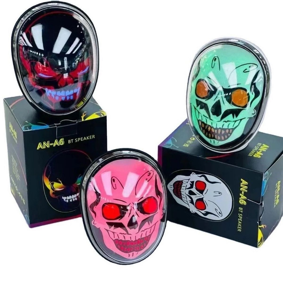 OTTOWARE - Parlante en Forma de Calavera Color Variado