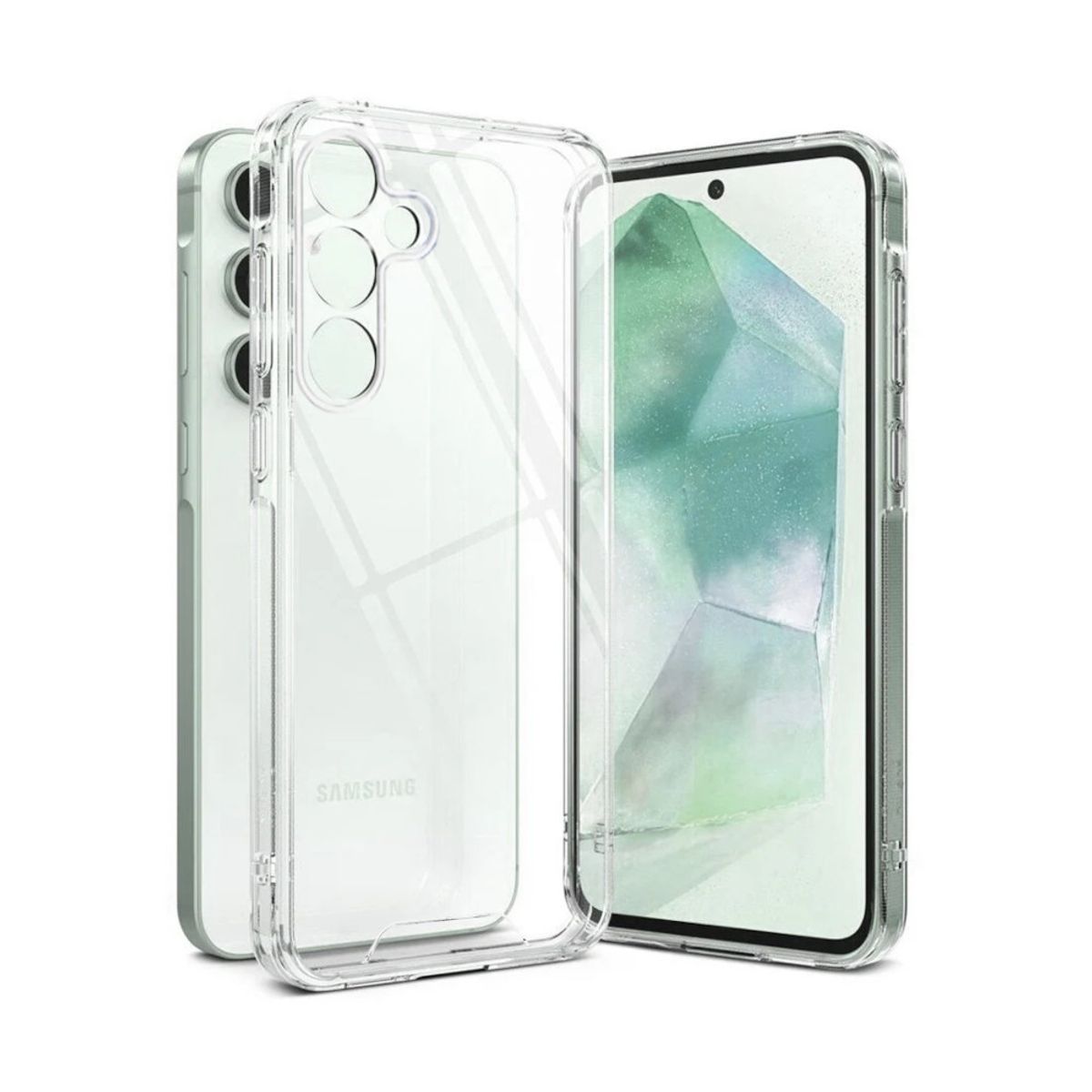 SPACE - Case Transparente Compatible con Samsung A55 Space