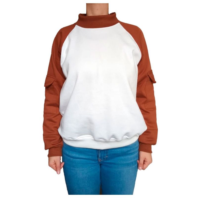 GENERICO - Polera mujer Nathalie Love It  - Marrón