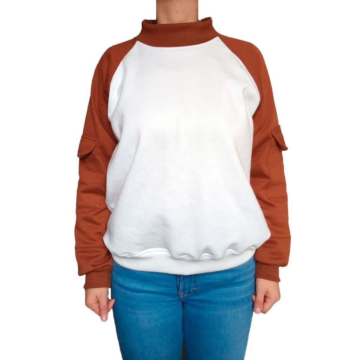 GENERICO - Polera mujer Nathalie Love It  - Marrón