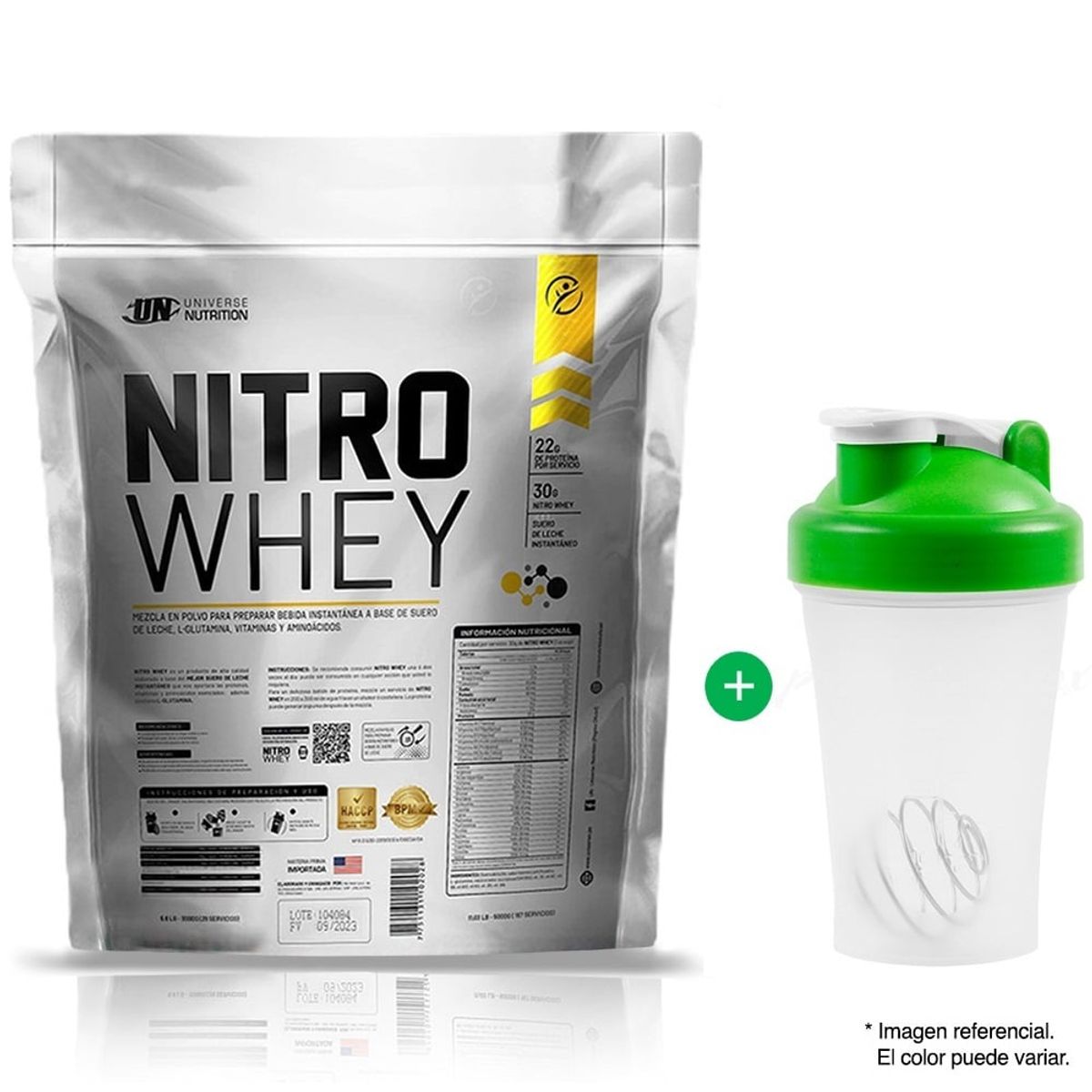 UNIVERSE NUTRITION - Nitro Whey UN Universe Nutrition 5 Kg Vainilla Suero De Leche