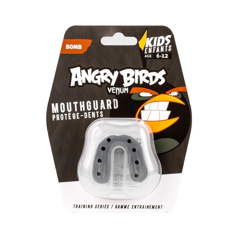 VENUM - Protector Bucal Venum Angry Birds  Para Niños Negro
