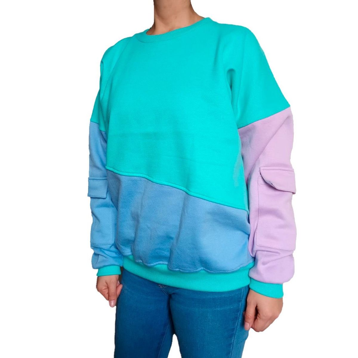 GENERICO - Polera Mujer Diseño Asimétrico - Nathalie Love It  - Multicolor