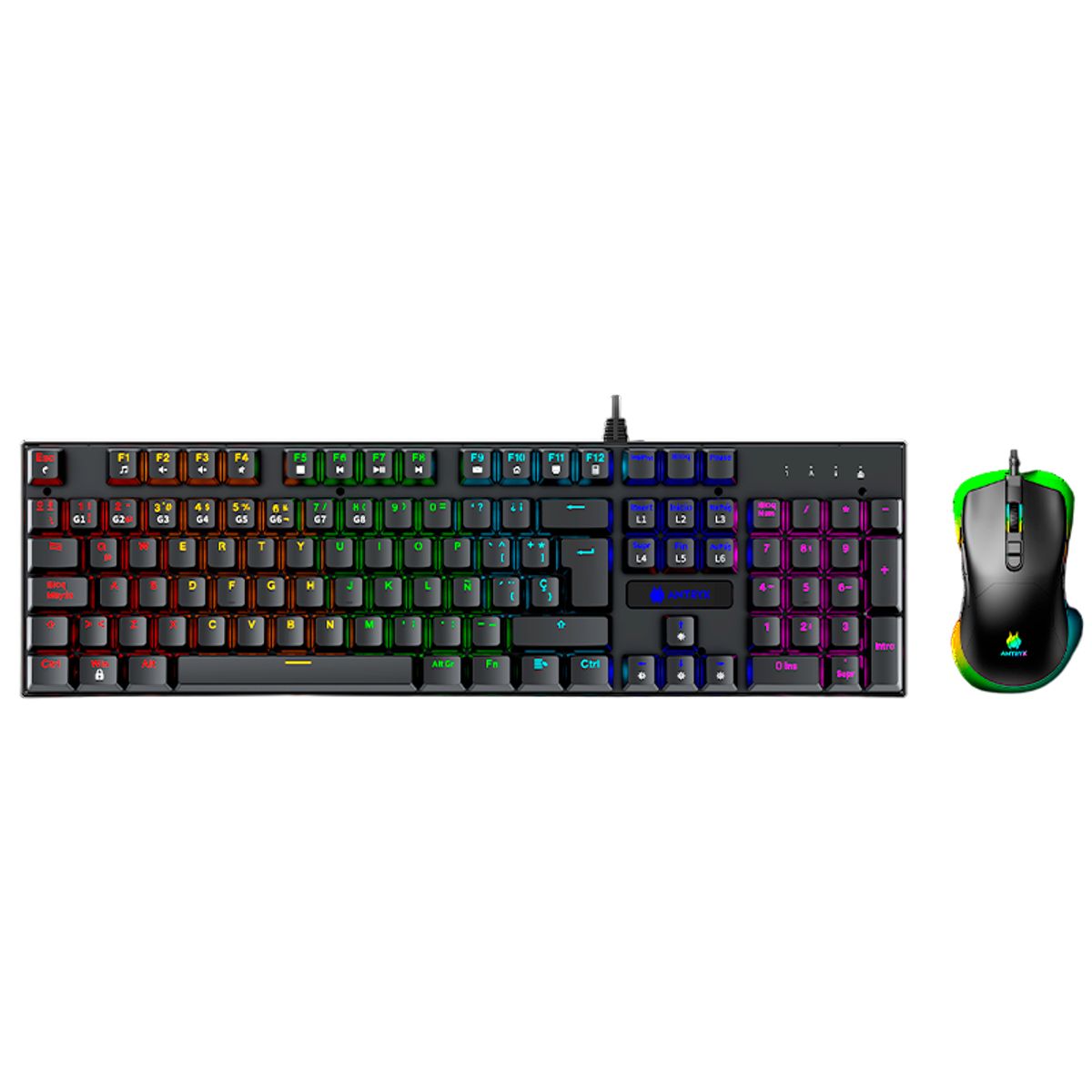 ANTRYX - Combo Gaming Antryx Teclado Mecánico + Mouse GC-3100