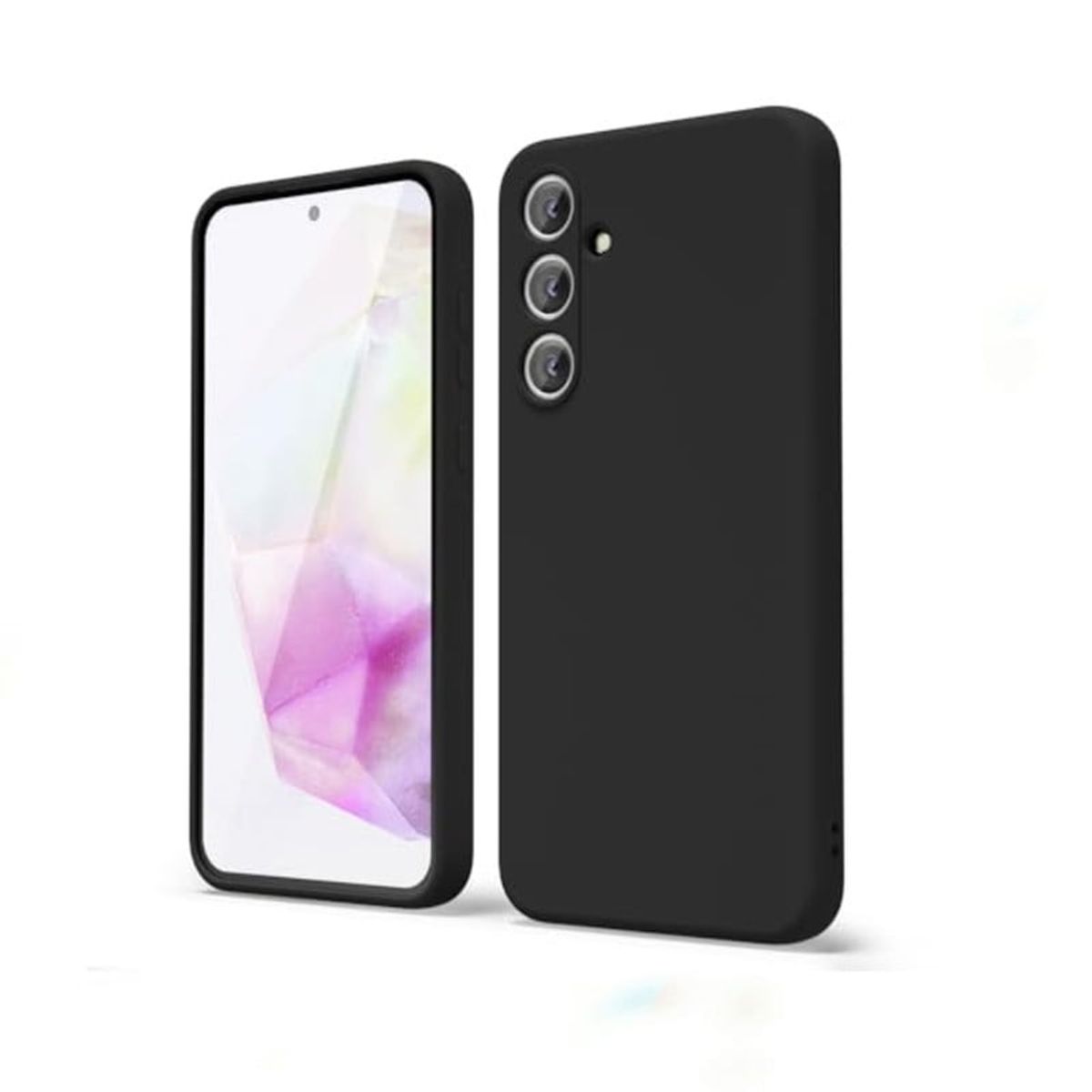 CASE - Case Silicona Para Samsung Galaxy A55 - Negro