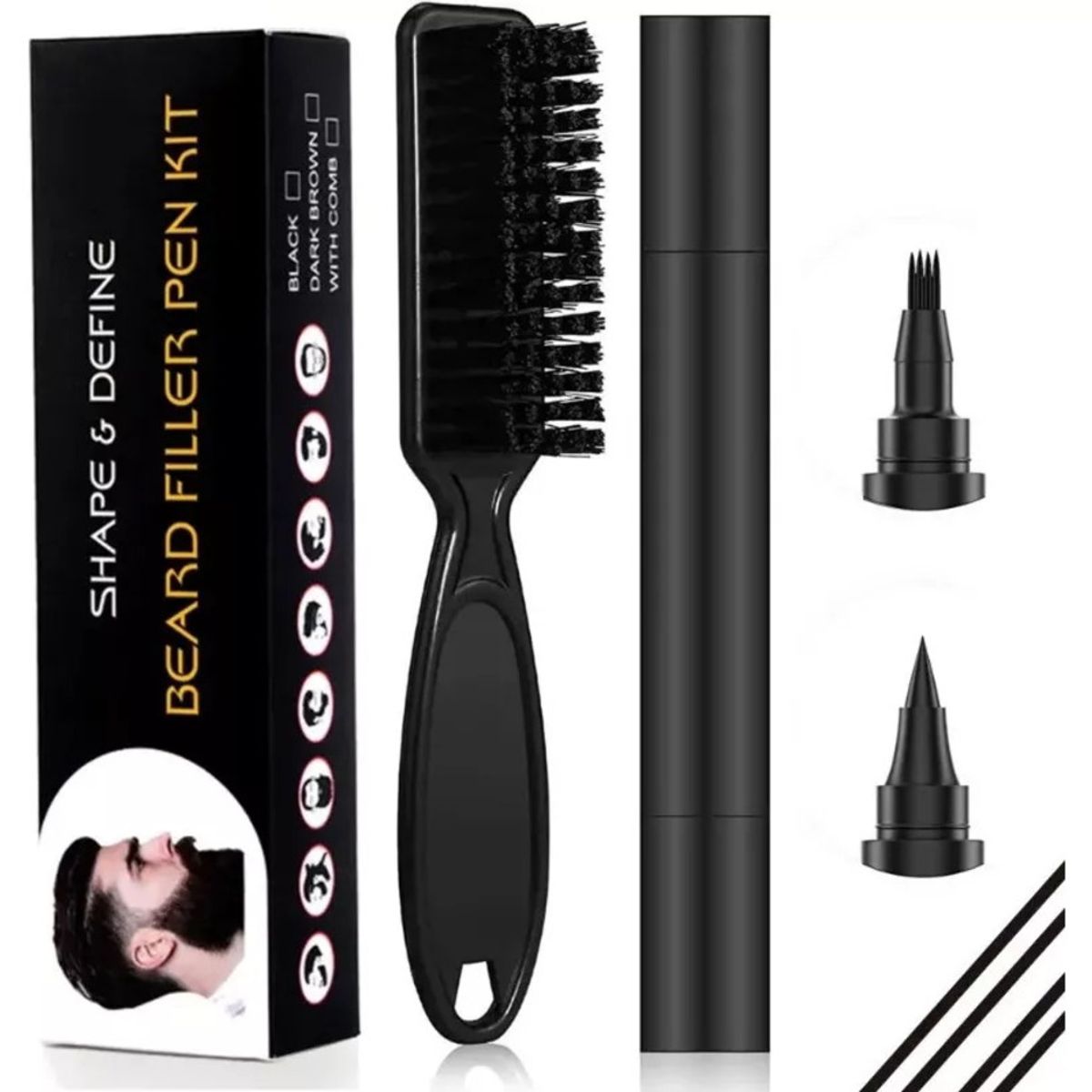 GENERICO - Relleno De Barba Cejas Aprueba De Agua Profesional