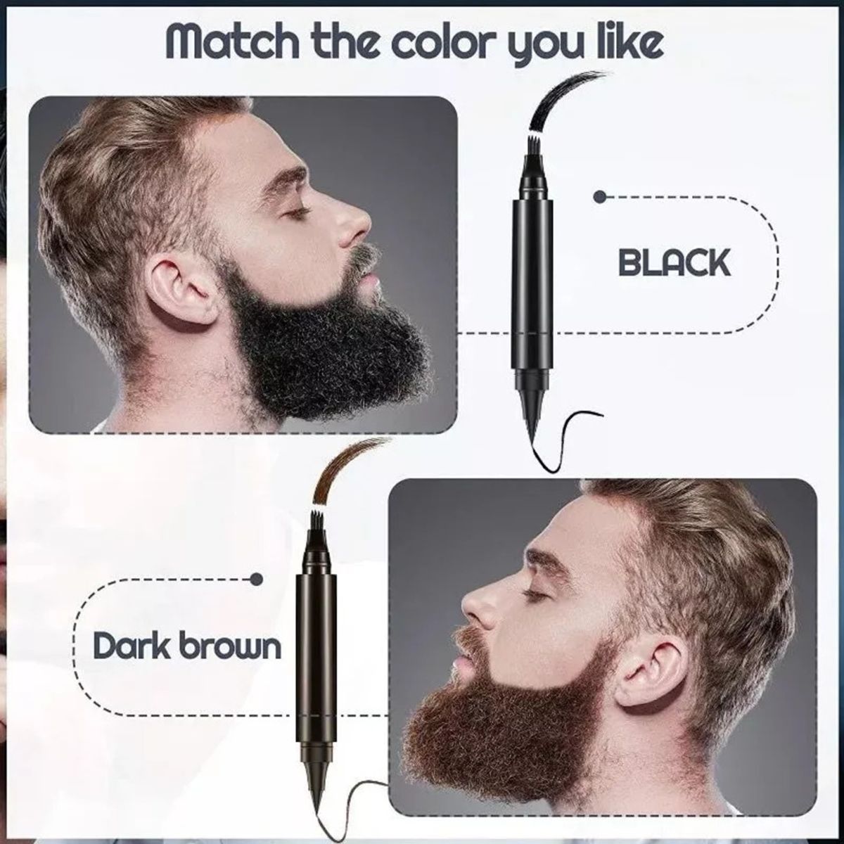 GENERICO - Relleno De Barba Cejas Aprueba De Agua Profesional