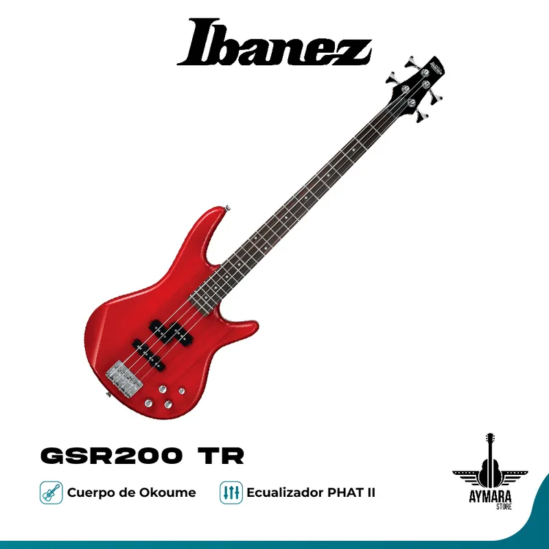 IBANEZ - Bajo eléctrico 4 cuerdas Ibanez GSR200 TR