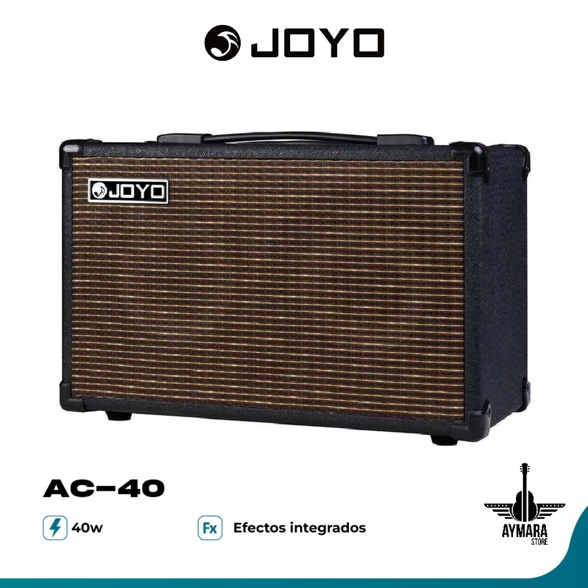 JOYO - Joyo Amplificador para Guitarra Acústica AC-40 40W
