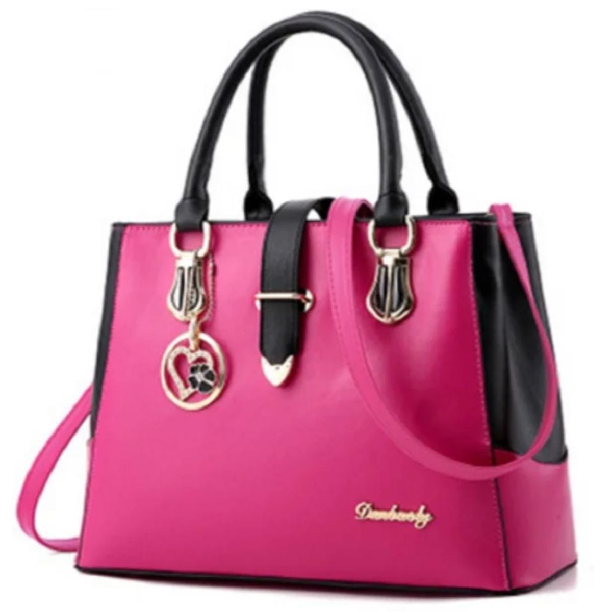 GENERICO - Bolso de cuero PU para mujer bolsa de hombro grandepara la Oficina