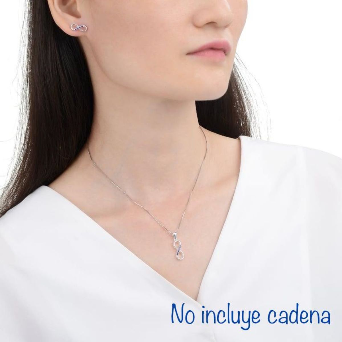 ESPIRAL ROJO - Juego Infinito Brillos Azul - Plata