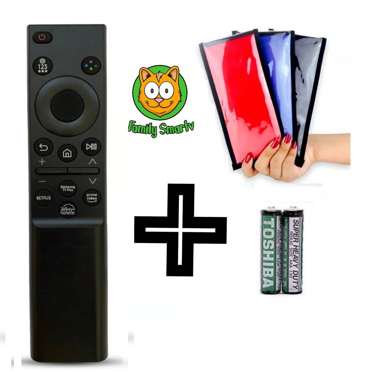 GENERICO - Control Remoto Para Samsung Smart Tv BN59-01388E 2022 + funda