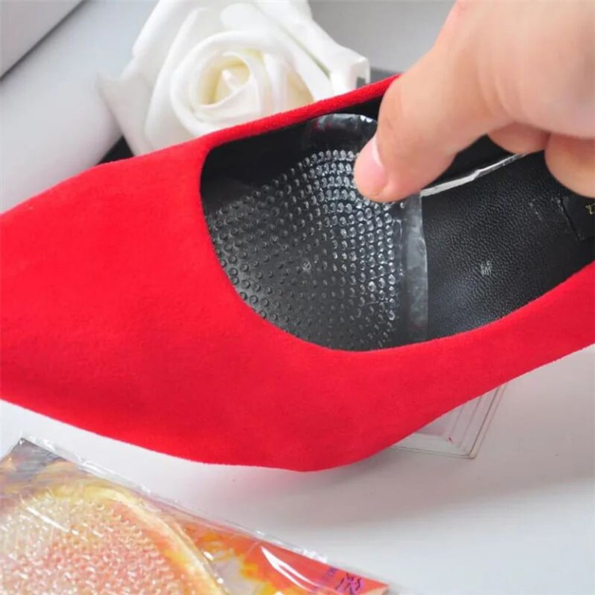 MEGIMPERU - Pack X2 Kit 2 en 1 Plantilla para Antepié y Talón Silicona